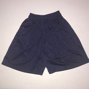 NWOT! Navy blue youth active soccer shorts